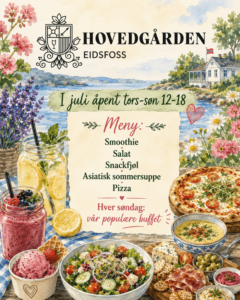 Juli på Hovedgården